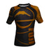 FUJI SPORTS FREESTYLE IBJJF RANKED RASHGUARD SHORT SLEEVE-Brown-1