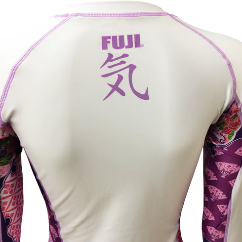 FUJI SPORTS WOMEN'S KIMONO RASH GUARD-White-4