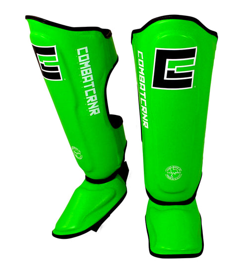Combat Corner HMIT Shin Guards-GREEN-1