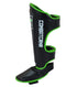 Combat Corner HMIT Shin Guards-BLACK/GREEN-3