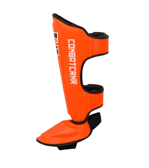 Combat Corner HMIT Shin Guards-ORANGE-2