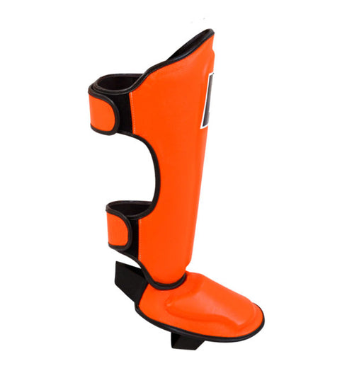 Combat Corner HMIT Shin Guards-ORANGE-3