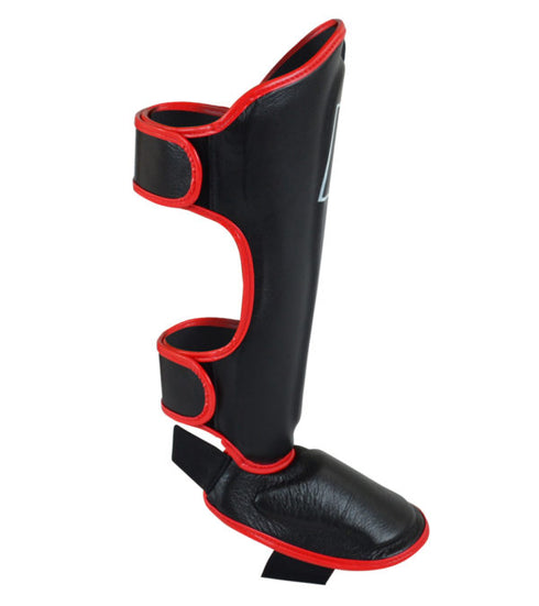Combat Corner HMIT Shin Guards-RED-3