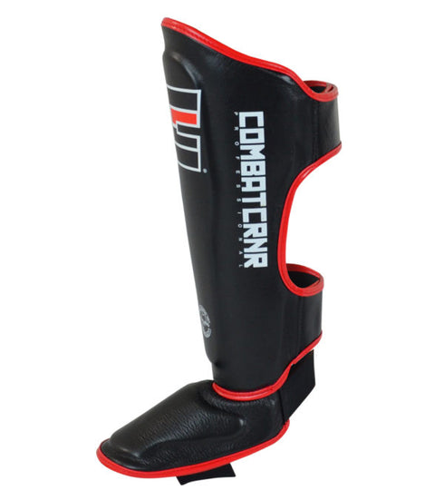 Combat Corner HMIT Shin Guards-RED-4