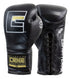 Combat Corner HMIT Lace Up Sparring Gloves | Black