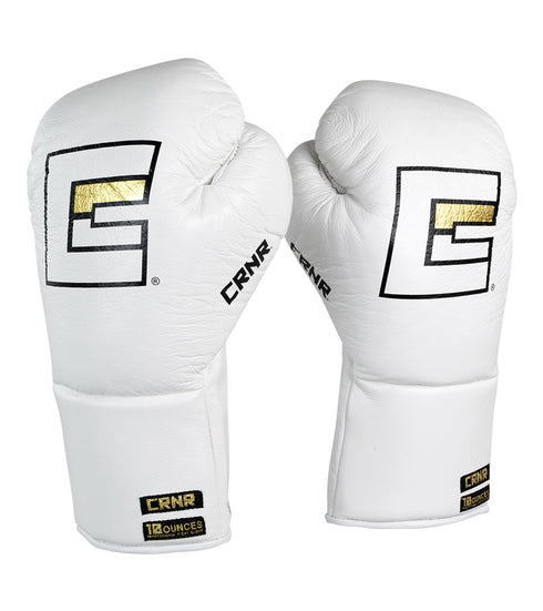 Combat Corner "Punchers" Professional Fight Gloves | White