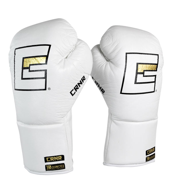 Combat Corner "Punchers" Professional Fight Gloves | White