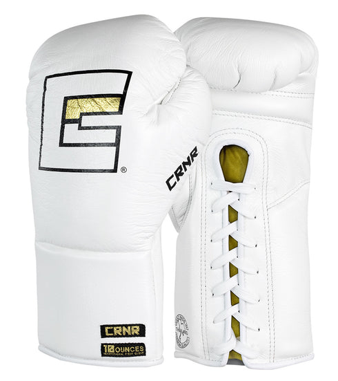Combat Corner "Punchers" Professional Fight Gloves | White