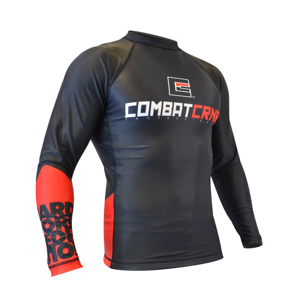 Combat Corner Hard Work Dedication L/S Rash Guard-1