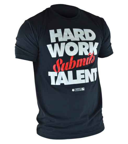 COMBAT BJJ Life Hard Work Submits Talent T-Shirt-1