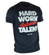 COMBAT BJJ Life Hard Work Submits Talent T-Shirt-1