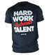 COMBAT BJJ Life Hard Work Submits Talent T-Shirt-2