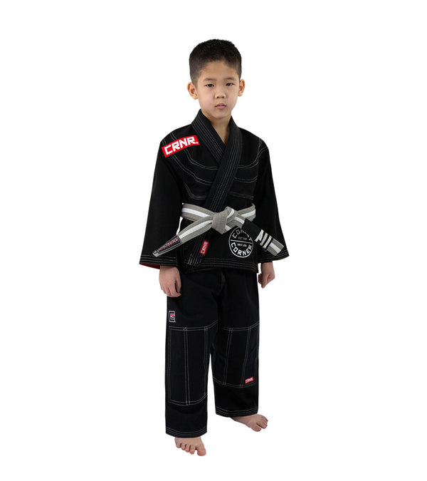 Combat Corner Kids BJJ GI -v6 - FREE WHITE BELT