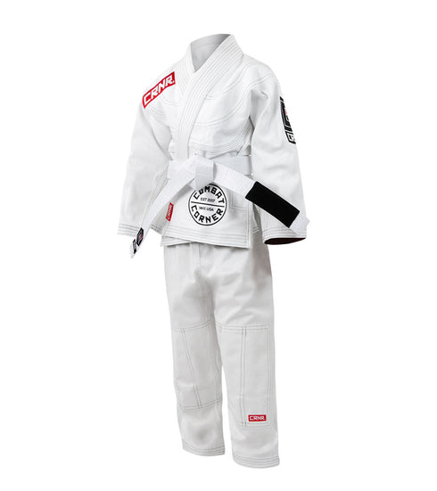 Combat Corner Kids BJJ GI -v6 - FREE WHITE BELT