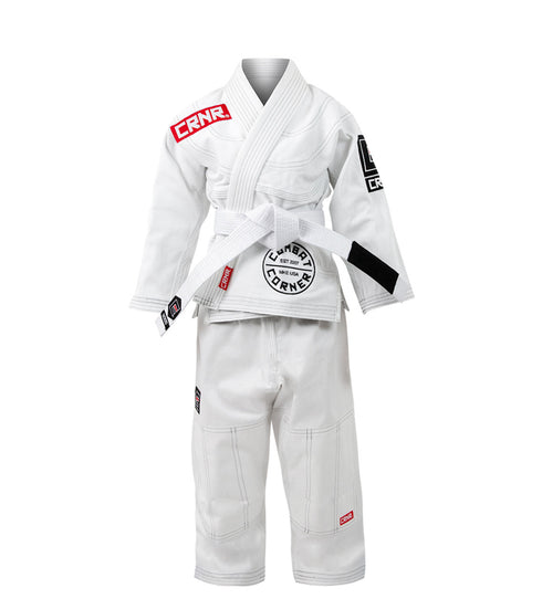 Combat Corner Kids BJJ GI -v6 - FREE WHITE BELT