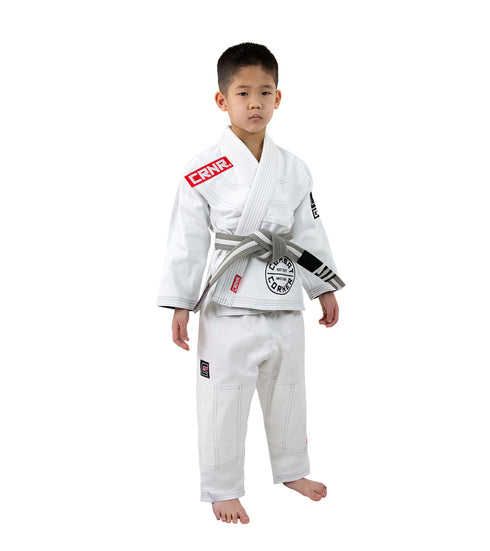 Combat Corner Kids BJJ GI -v6 - FREE WHITE BELT
