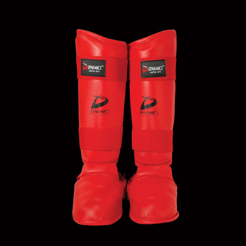 DYNAMICS-CHAMPION KARATE SHIN-INSTEP-RED