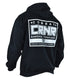 Combat Corner Punches & Kicks Contrast Hooded Sweatshir-3