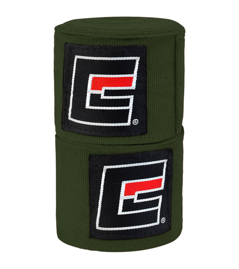 Combat Corner Pro Hand Wraps OD Green - MMA Fightland