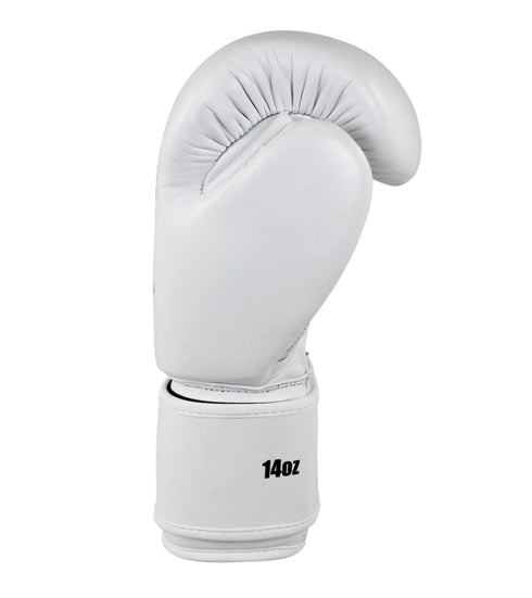 Combat Corner Proper Thai Boxing Gloves - White - MMA Fightland