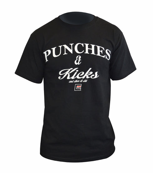 Combat Corner Punches and Kicks Tee-1