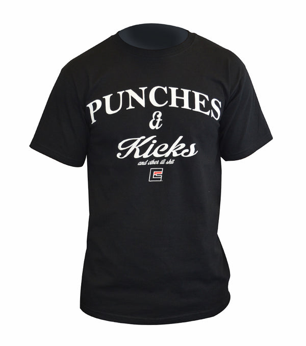 Combat Corner Punches and Kicks Tee-1