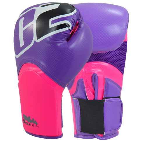 Combat Corner C2 Turbo Boxing Gloves Pink/Purple-1