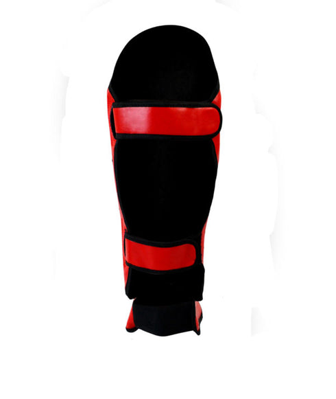 Combat Corner Supreme Shin Guards-RED-4