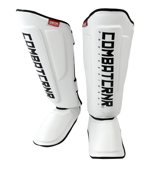 Combat Corner Supreme Shin Guards-WHITE-1