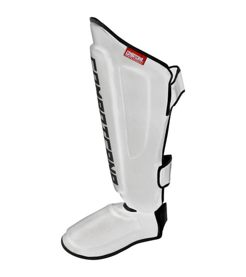 Combat Corner Supreme Shin Guards-WHITE-2