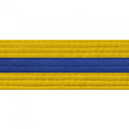 BOLD LOOK YELLOW BELTS WITH STRIPE