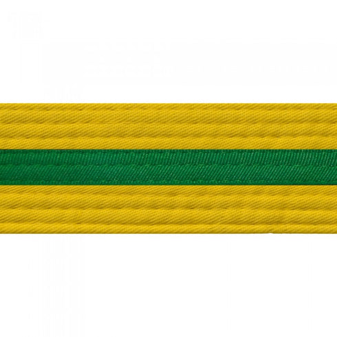 BOLD LOOK YELLOW BELTS WITH STRIPE