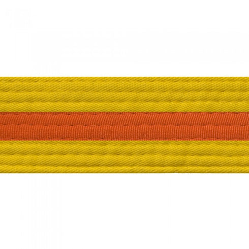 BOLD LOOK YELLOW BELTS WITH STRIPE