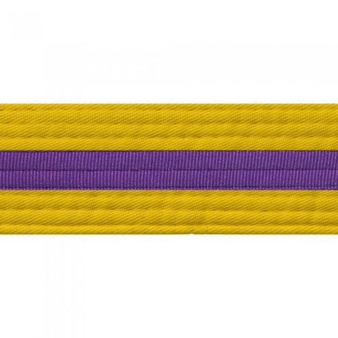 BOLD LOOK YELLOW BELTS WITH STRIPE