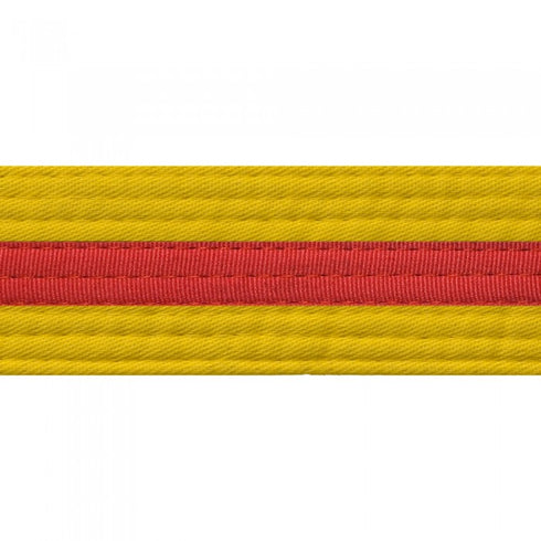 BOLD LOOK YELLOW BELTS WITH STRIPE