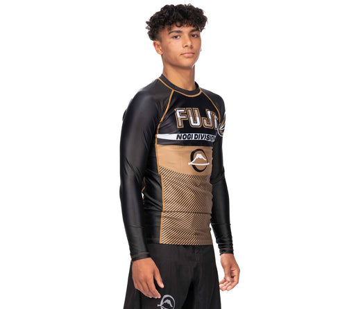 Fuji Reversal Long Sleeve Rashguard Gold/Black