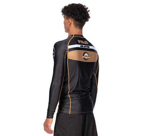 Fuji Reversal Long Sleeve Rashguard Gold/Black