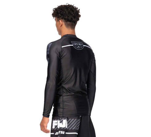 Fuji Freestyle 2.0 Long Sleeve Ranked Rashguard Black - ADULT SIZES