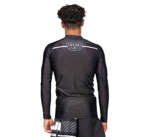 Fuji Freestyle 2.0 Long Sleeve Ranked Rashguard Black - ADULT SIZES