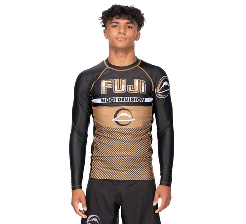 Fuji Reversal Long Sleeve Rashguard Gold/Black
