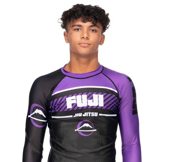 Fuji Freestyle 2.0 Long Sleeve Ranked Rashguard Purple - ADULT SIZES