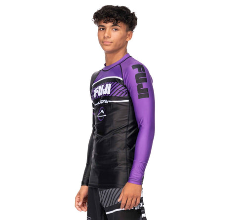 Fuji Freestyle 2.0 Long Sleeve Ranked Rashguard Purple - ADULT SIZES
