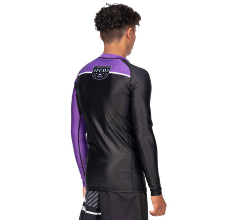 Fuji Freestyle 2.0 Long Sleeve Ranked Rashguard Purple - ADULT SIZES