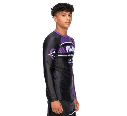 Fuji Freestyle 2.0 Long Sleeve Ranked Rashguard Purple - ADULT SIZES