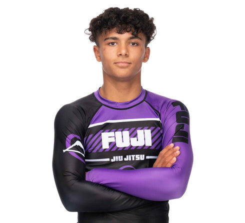 Fuji Freestyle 2.0 Long Sleeve Ranked Rashguard Purple - ADULT SIZES