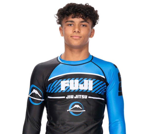 Fuji Freestyle 2.0 Long Sleeve Ranked Rashguard Blue - ADULT SIZES