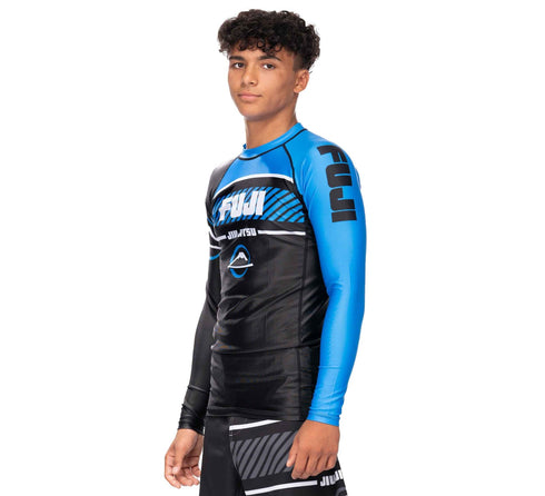 Fuji Freestyle 2.0 Long Sleeve Ranked Rashguard Blue - ADULT SIZES