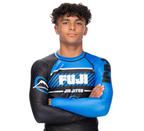 Fuji Freestyle 2.0 Long Sleeve Ranked Rashguard Blue - ADULT SIZES