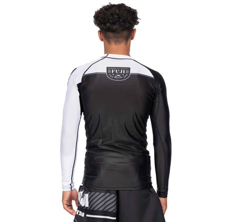 Fuji Freestyle 2.0 Long Sleeve Ranked Rashguard White - ADULT SIZES