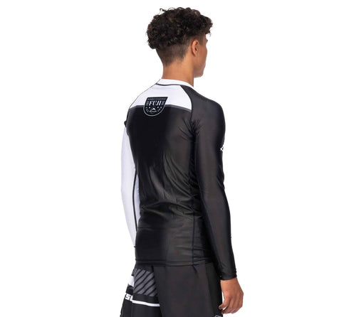 Fuji Freestyle 2.0 Long Sleeve Ranked Rashguard White - ADULT SIZES